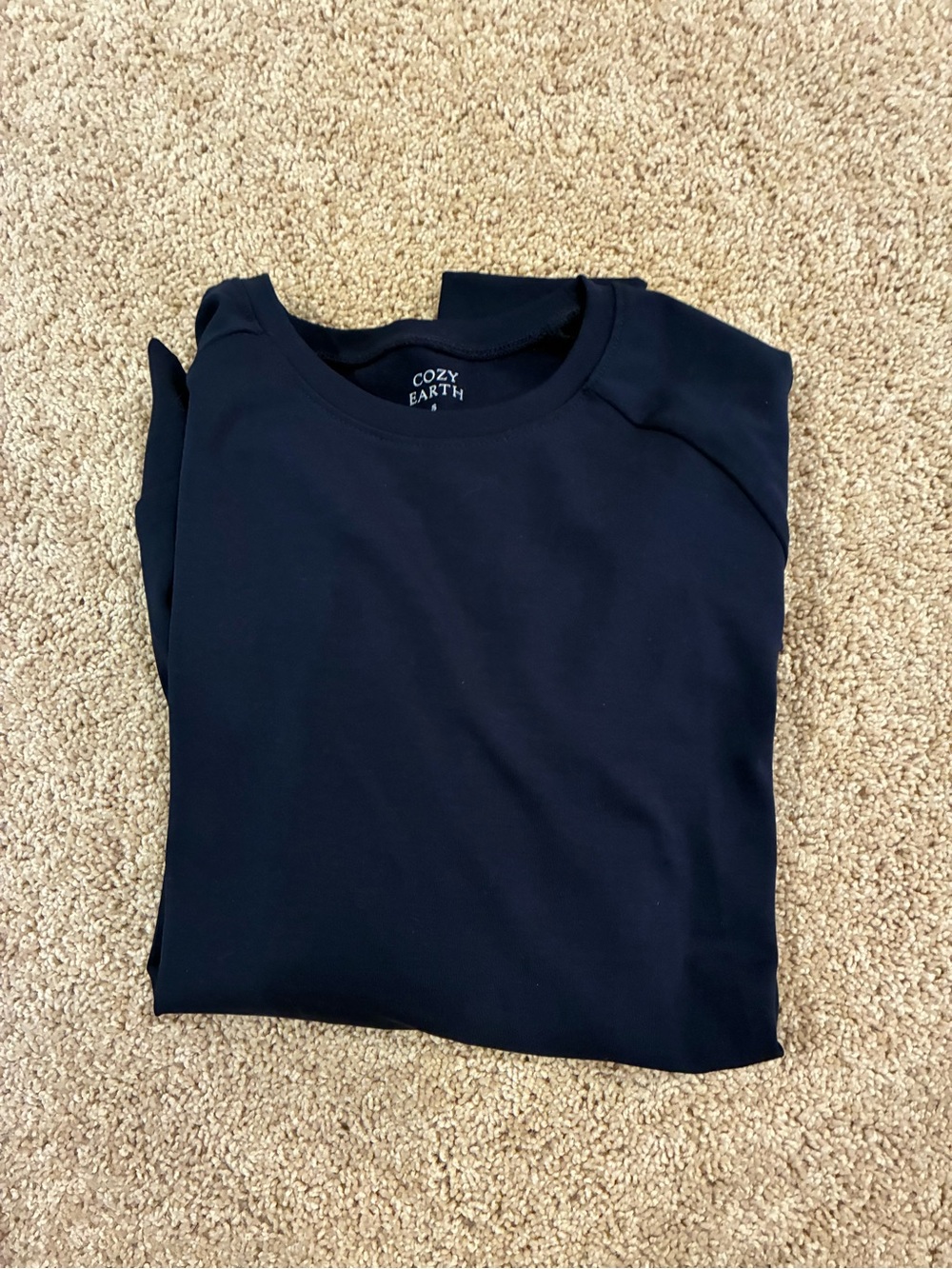 Women’s Cozy Earth - Navy Crew Neck Shirt - Picture 2 of 3